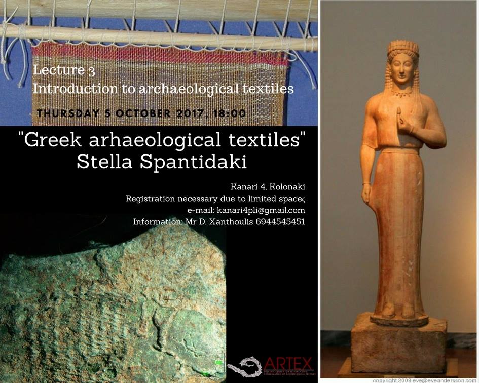 Introduction to archaeological textiles Stella Spantidaki|www.artextiles.org