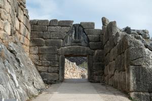 Lion 's Gate, Mycenae. 